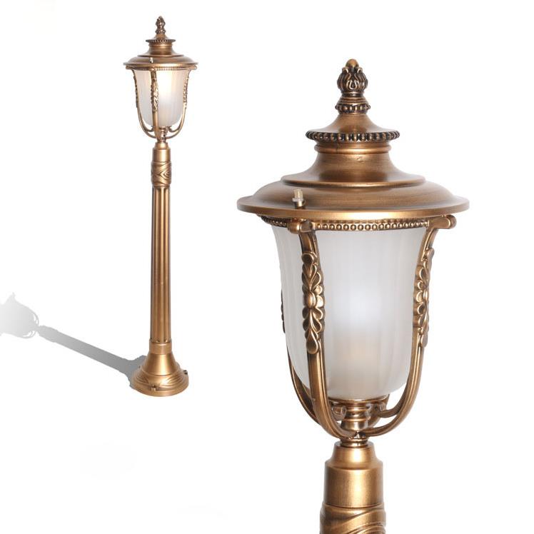 Evropský styl zahradní lampy hliník anti-rez a vodotěsné zahradní osvětlení zahradní lampy