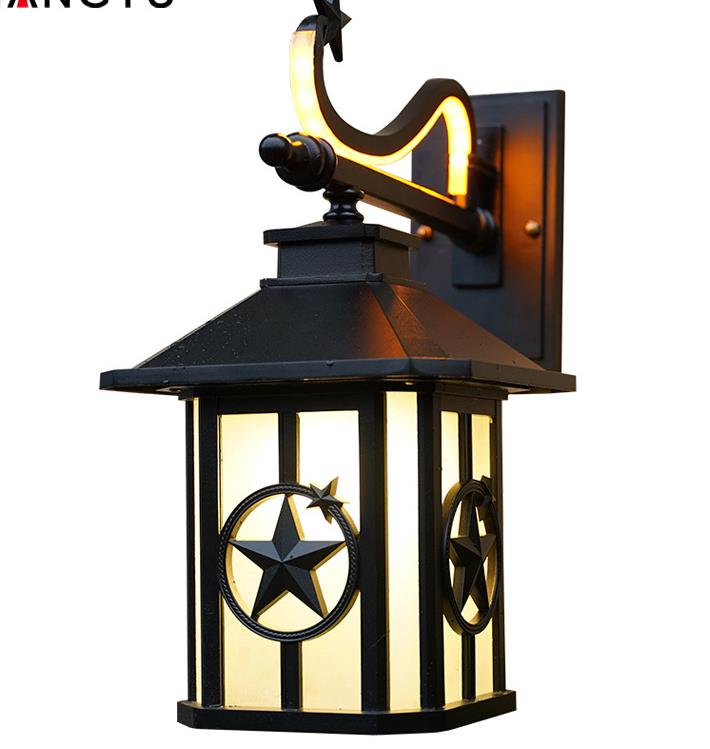 Venkovní nástěnná lampa, vodotěsná venkovní LED nástěnná lampa, vnitřní chodba nástěnná lampa