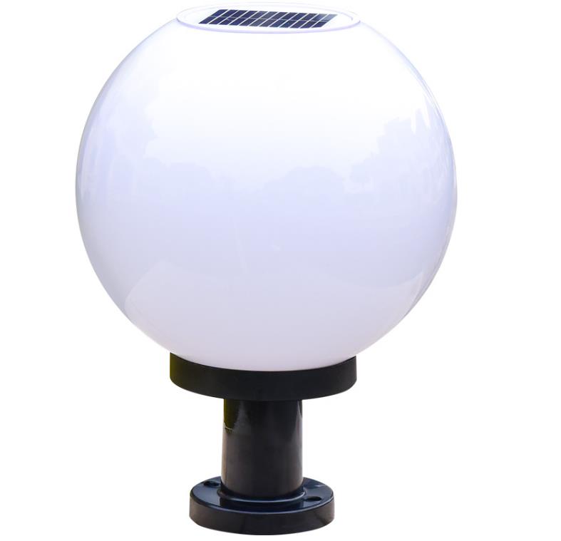 Solární osvětlení Fixatures type Globe Ball Shaped Solar Lights Outdoor Lights for Pillars