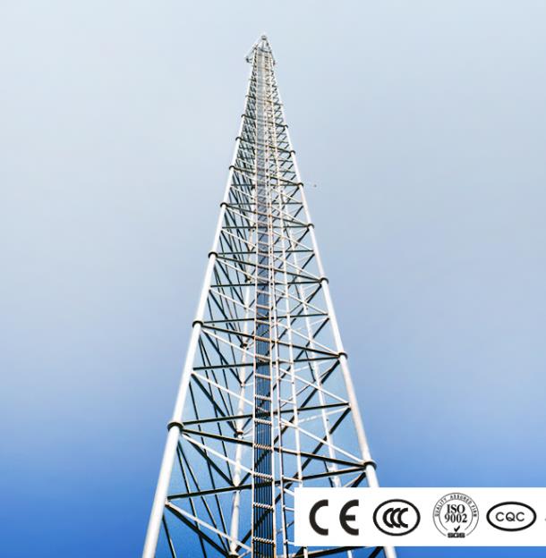 CCTV monitorovací tyč pro venkovní zabezpečení, silná větrná ocelová věž