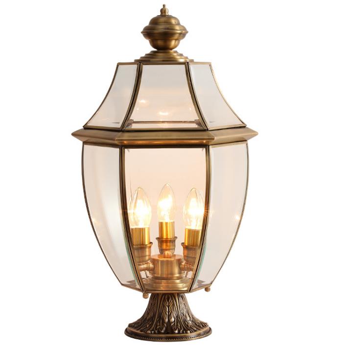 Lampa pro evropský styl, venkovní nástěnná lampa, zahradní vila vodotěsná krajinná lampa